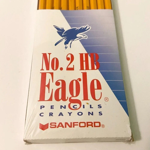 Vintage Sanford No2 Eagle Pencils USA Pack  of 10 New - Picture 2 of 9